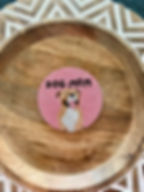 Thumbnail: Pitbull Mom coaster with a cartoon Pitbull illustration and bold text, perfect for proud dog moms and Pitbull lovers