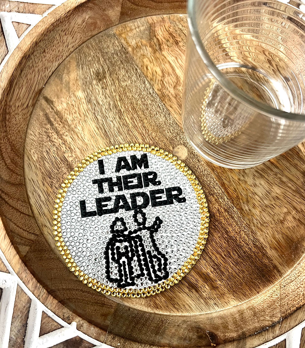 Thumbnail: Bedazzled coaster featuring a silhouette of Darth Vader, perfect for Star Wars enthusiasts. teacher appreciation day gift