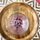 Thumbnail: Bedazzled coaster with a pink leopard/cheetah print, perfect for pink-themed décor. hot pink rhinestones