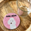 Thumbnail: Bedazzled, handcrafted coaster with a poodle face design, ideal for poodle moms. blinged accessories