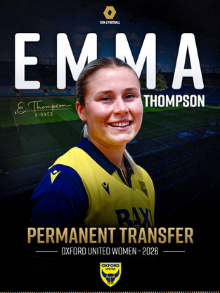 THOMPSON JOINS OXFORD