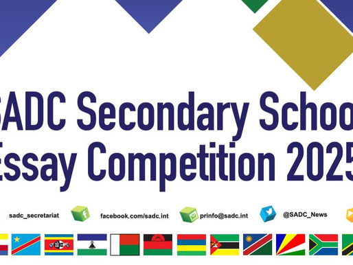 CONCURSO DE REDAÇÃO PARA ESCOLAS SECUNDÁRIAS DA SADC 2025 para estudantes dos estados-membros da SADC (Prêmio de US$ 3.250)