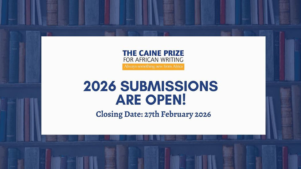 PRÊMIO AKO Caine 2026 para Literatura Africana (Prêmio em dinheiro de £10.000)