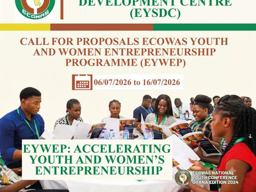 PROGRAMA DA CEDEAO DE EMPREENDEDORISMO PARA JOVENS E MULHERES (EYWEP) - oportunidade para cidadãos guineenses