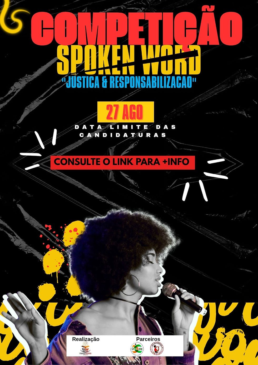 CONCURSO SPOKEN WORD Angola: Justiça e Responsabilização - oportunidade para cidadãos angolanos