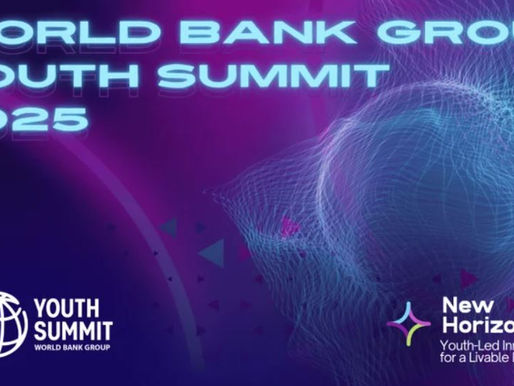CHAMADA PARA DELEGADOS DA CIMEIRA DA JUVENTUDE DO GRUPO BANCO MUNDIAL 2025
