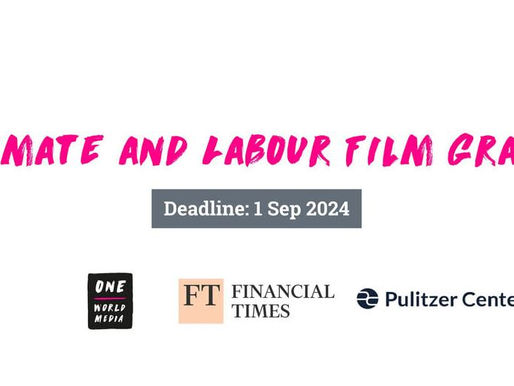 OPORTUNIDADE DE FINANCIAMENTO PARA FILMES CLIMÁTICOS E TRABALHISTAS DA ONE WORLD MEDIA 2024 (Financiamento de até £ 20 mil)