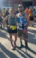 Karina and Ryan in a race