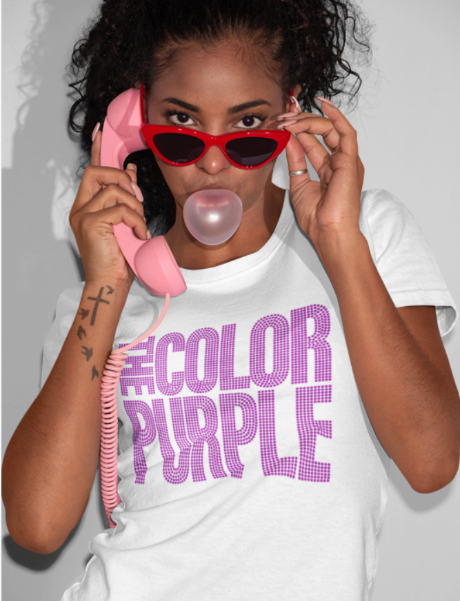 The Color Purple Rhinestud Tee