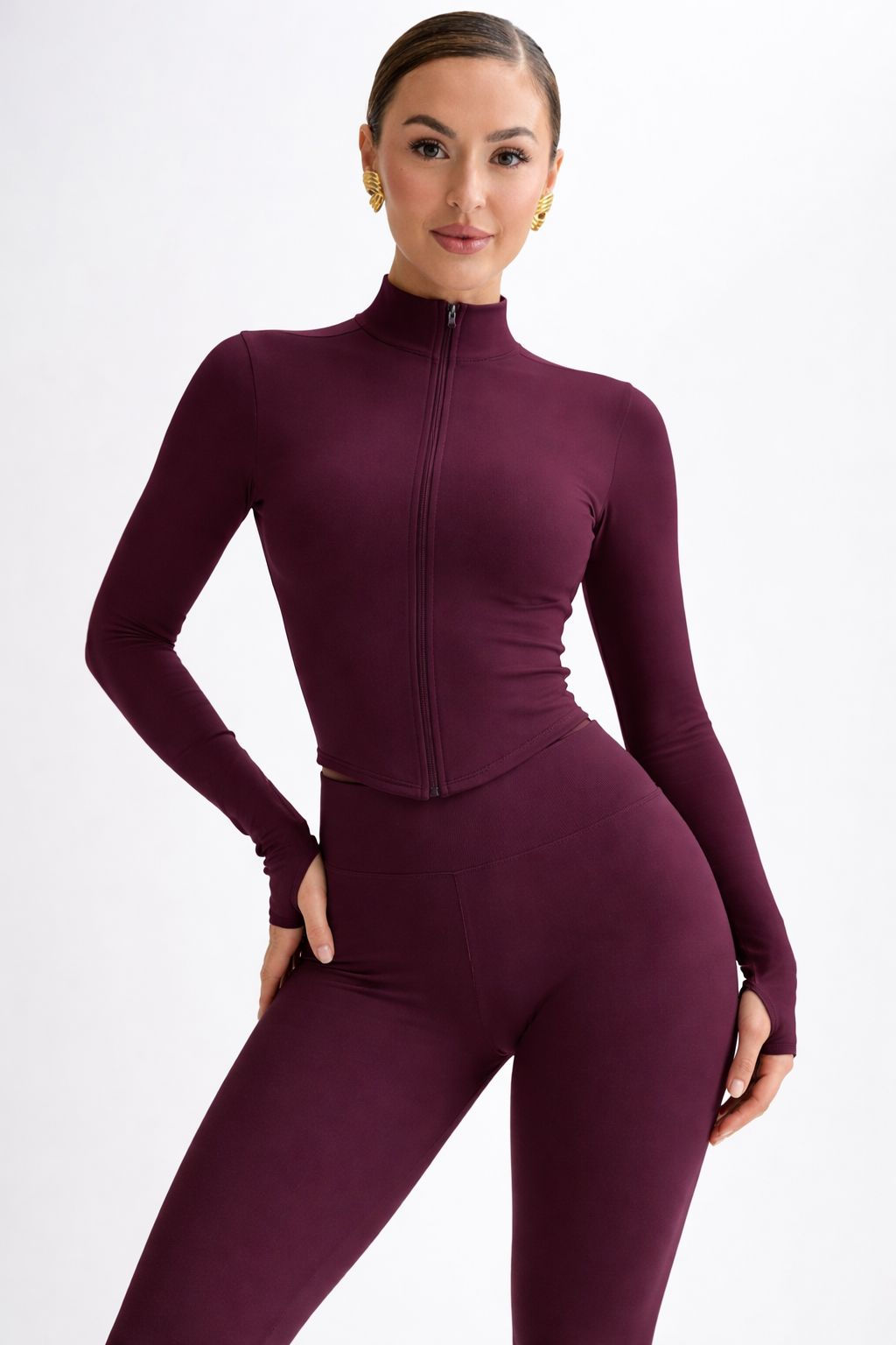Sculpt Zip set – Burgundy
