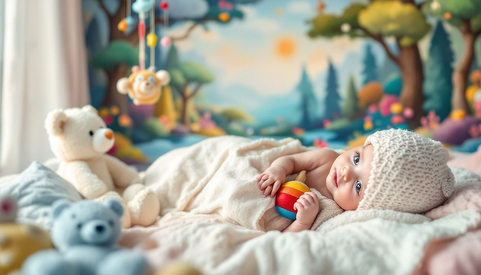 Themed photoshoots for baby boys showcasing precious moments.