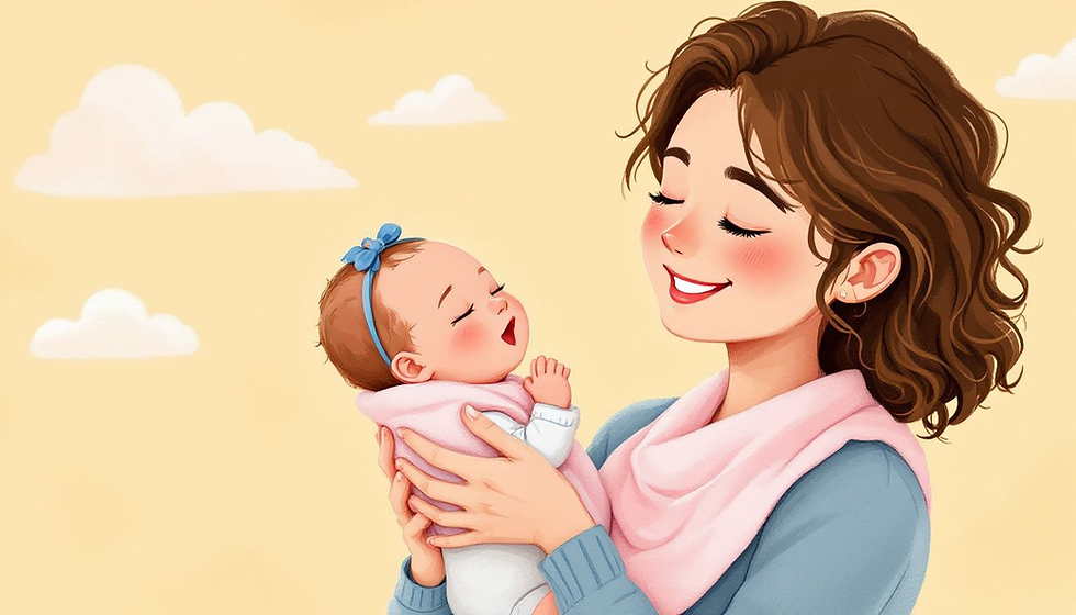 A parent using a burp cloth while burping a baby.