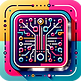 DALL·E 2024-04-26 19.50.49 - Create a simplified and more colorful square-shaped button fo