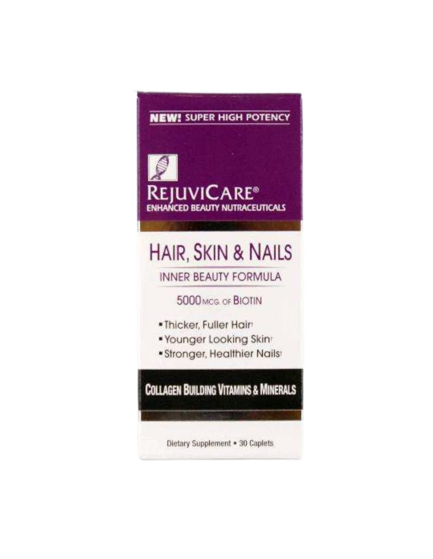 Whp Rejuvicare Hair & Nail Formula 30 Ct | Vitaminas para Cabello y Uñas Fuertes
