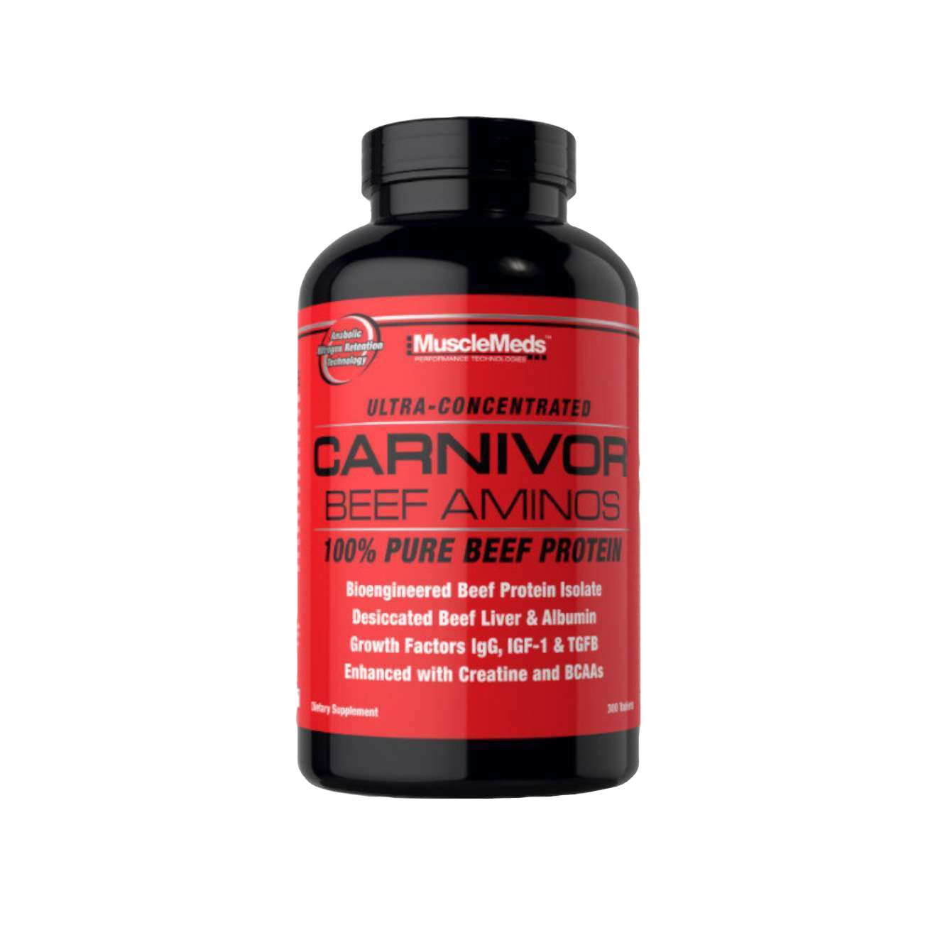 MMD Carnivor Beef Aminos 300 Ct | Aminoácidos de Res Pura para Recuperación
