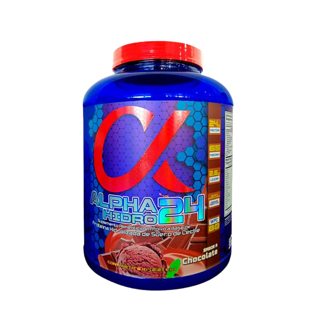 Alpha Whey Protein Hidro 24 5 Lbs – Proteína de Suero Hidrolizada Premium