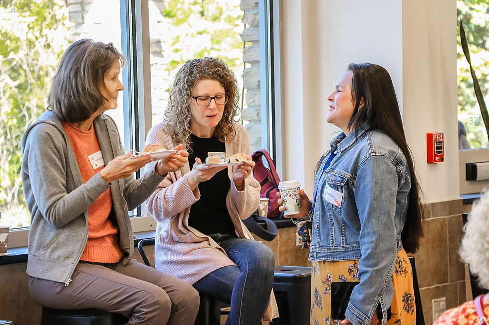 A group of ladies supporting each other during a women’s breakfast event at Damascus Road community Church in Mount Airy, MD
