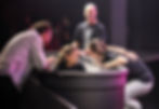 A young lady getting baptized by Faith Schiller during Baptism Sunday at Damascus Road in Mount Airy, Maryland