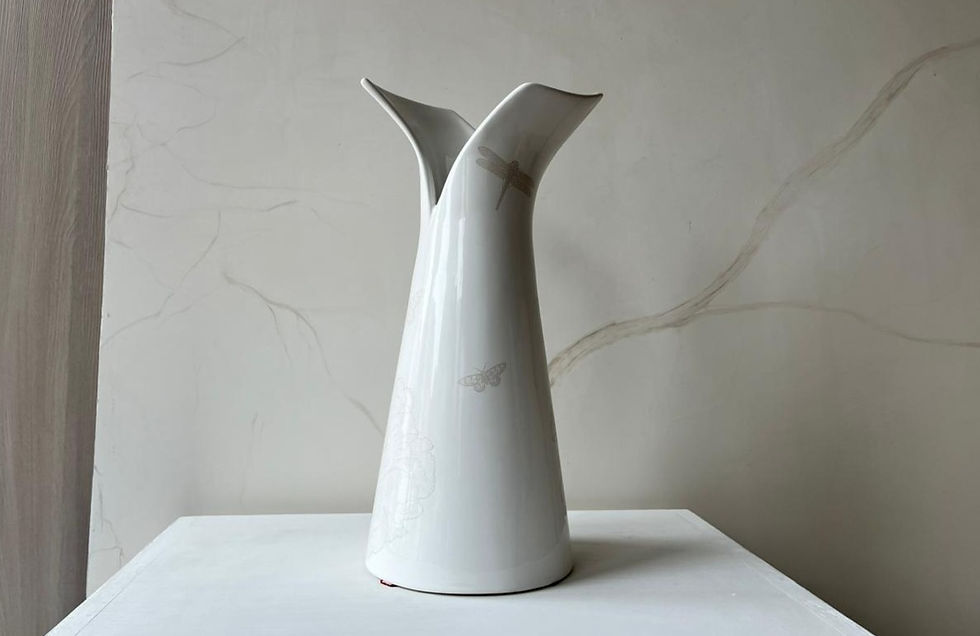 Jarrón Vestido de cerámica