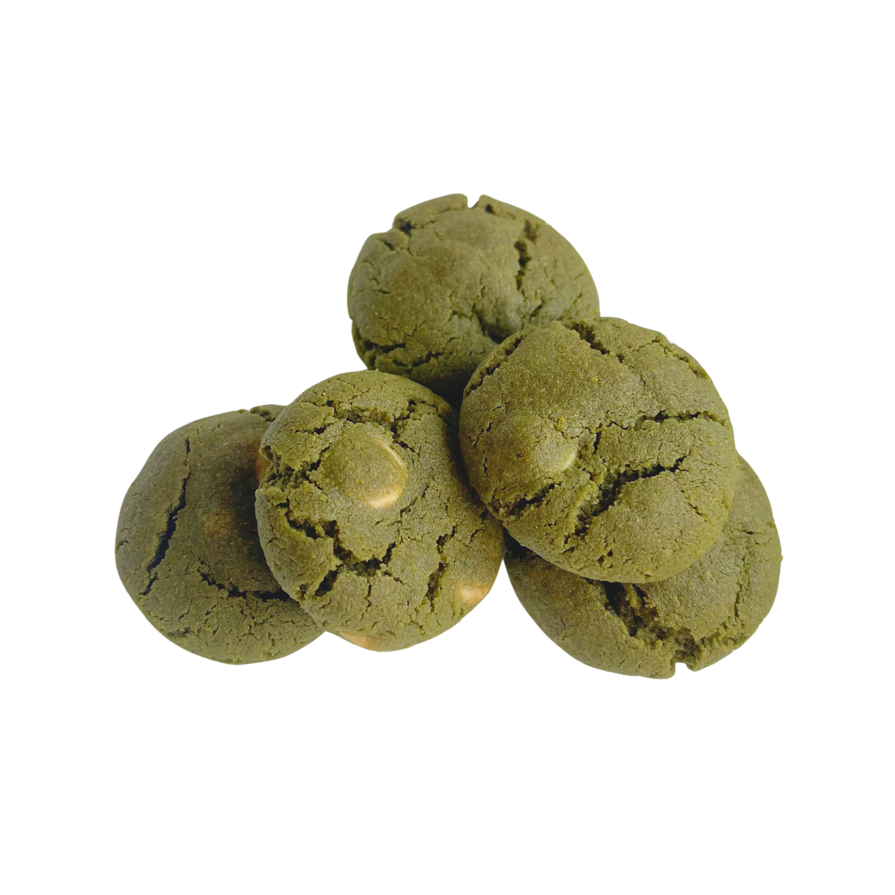 Matcha white chocolate chip cookies