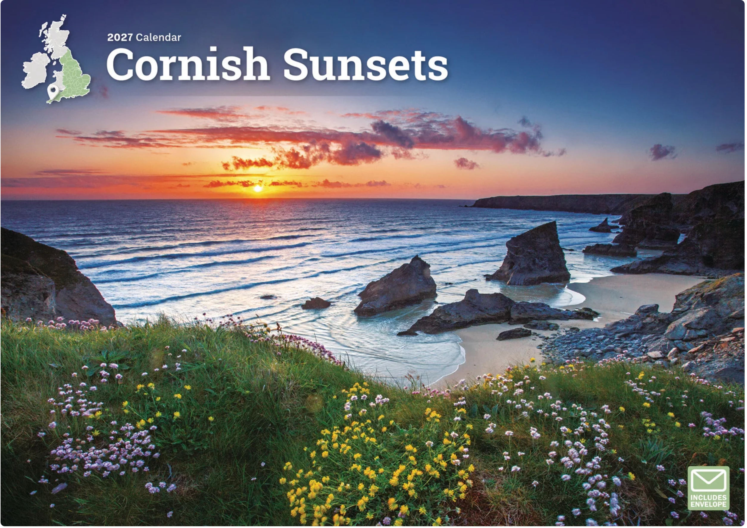 Cornish Sunsets A4 Callender 2027