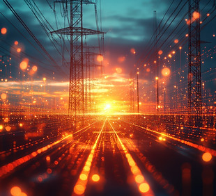 pylons at sunset.jpg