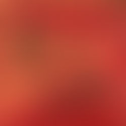 The cover for Waz-u’s, "Vermillion: G major" featuring G9 LUV and Lilyg, showing an abstract painting with black brushstrokes on a red-orange background, creating a dynamic and expressive mood.