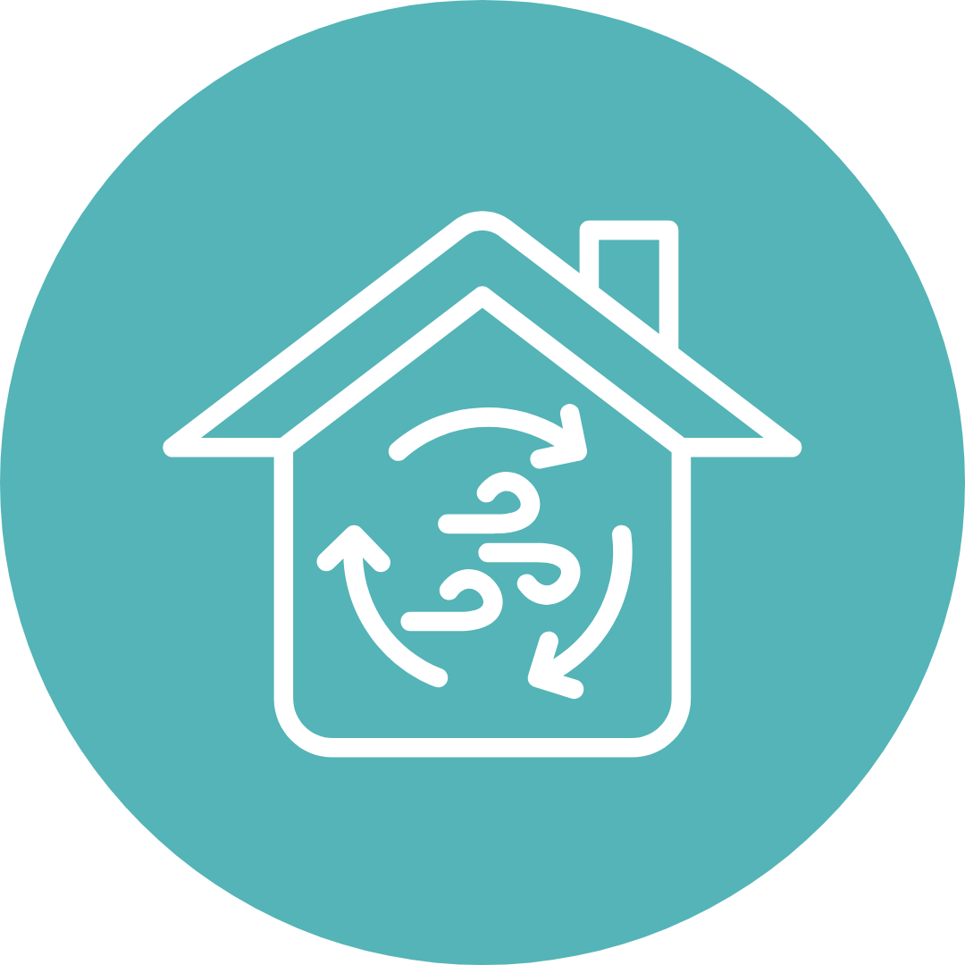 Indoor Air Quality teal icon