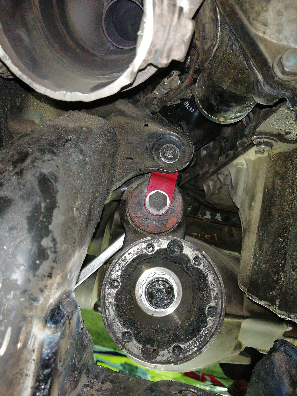 Miniature : Jeep WK/XK 5"+ Lift Diff Drop System with Reinforcement cross member Weld Plate 