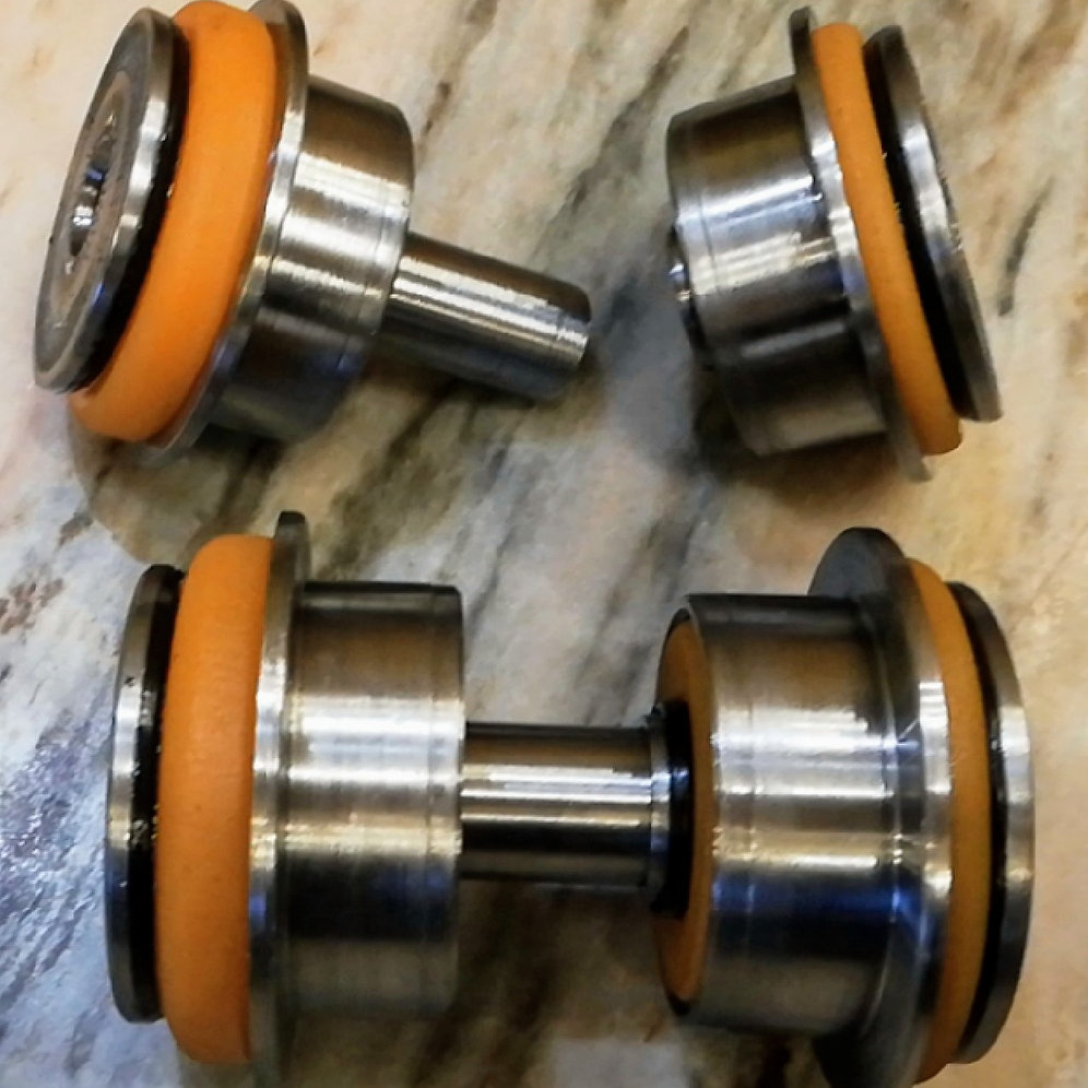 0510 Jeep WK/XK Front LCA Front Split Bushings (2) in Soft Poly