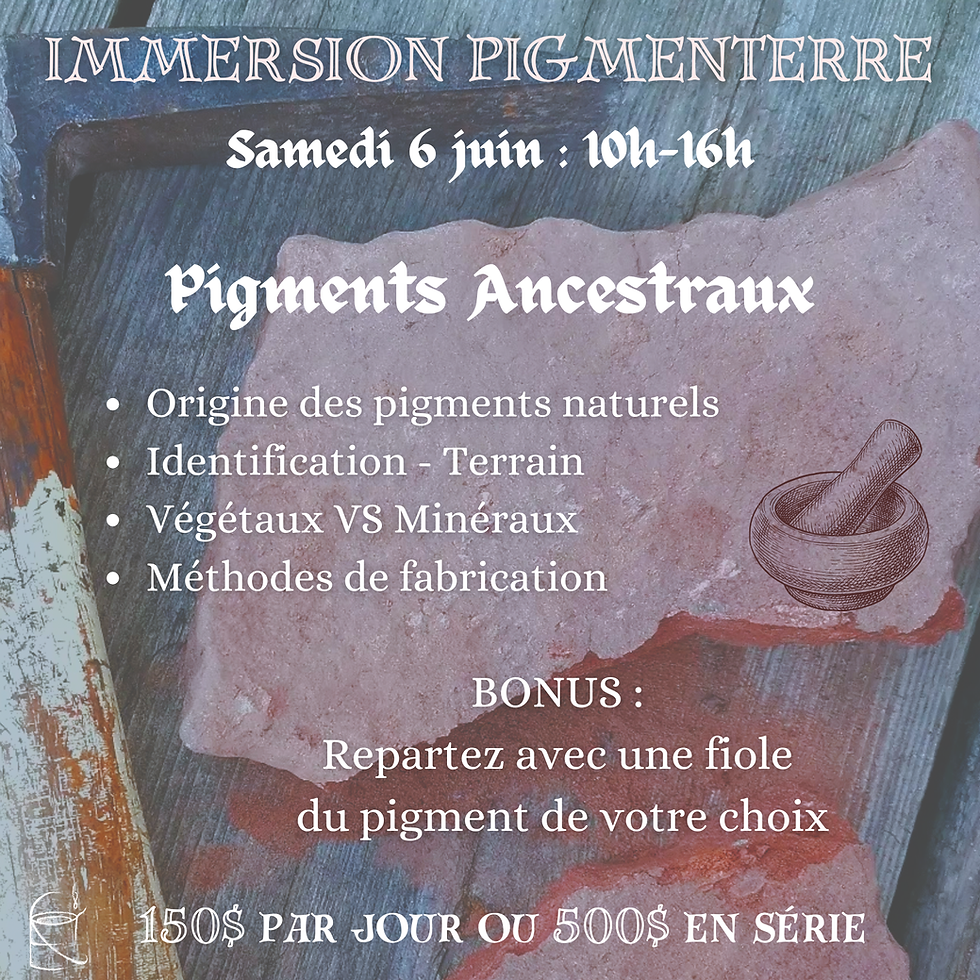 IMMERSION : Pigments Ancestraux