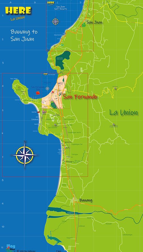 La Union Pangasinan Map La Union | Herephilippines
