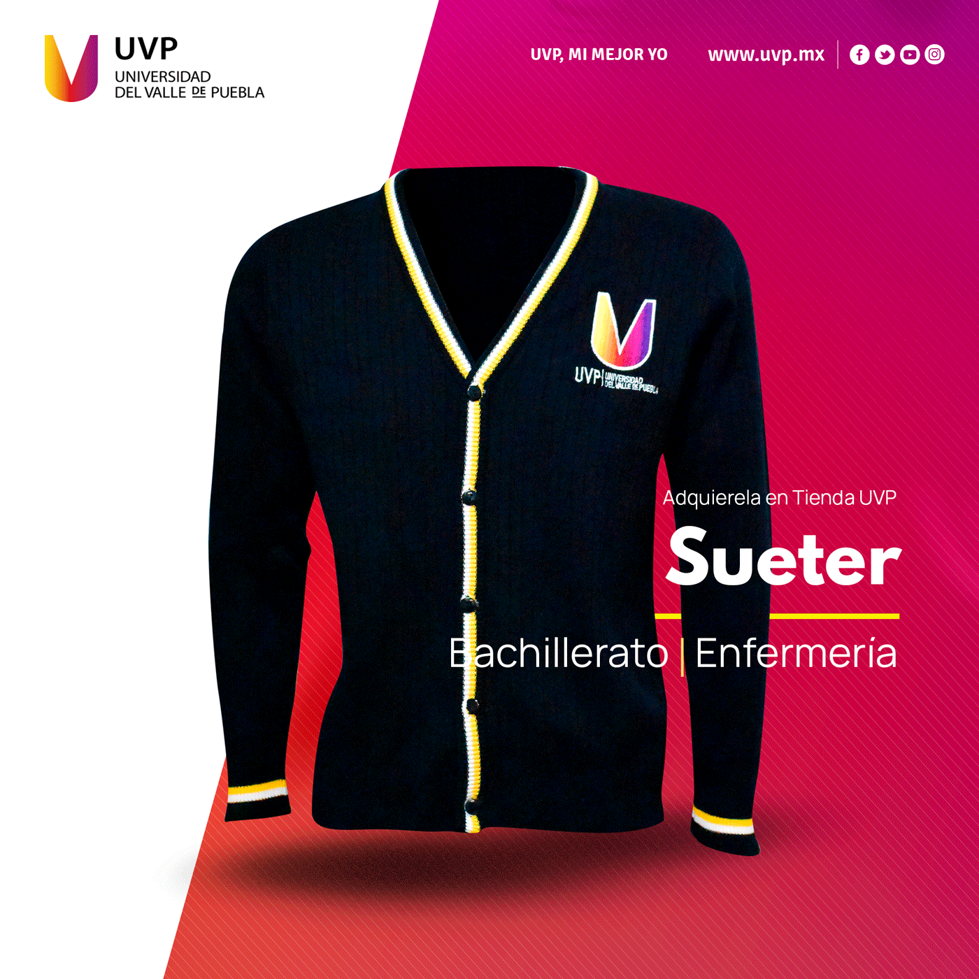 Suéter Enfermería y Bachillerato