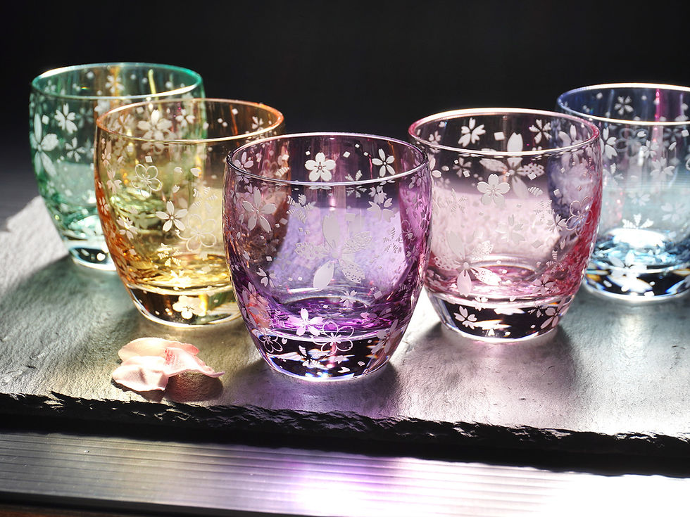 サムネイル： 淡彩桜舞お猪口