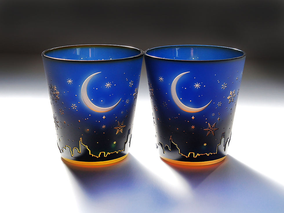 サムネイル： 蒼橙冬朧（Moon snowflake）【即納ページ】