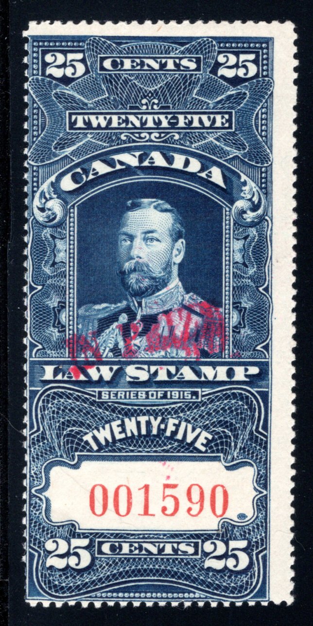FSC31, van Dam, 25c, MNH, IN PRIZE Supreme Court, with VGG Certificate