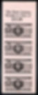 van Dam PET6d, "Large Imprint" pane, W/M, M, 4c, PEI Tobacco Tax, Canada