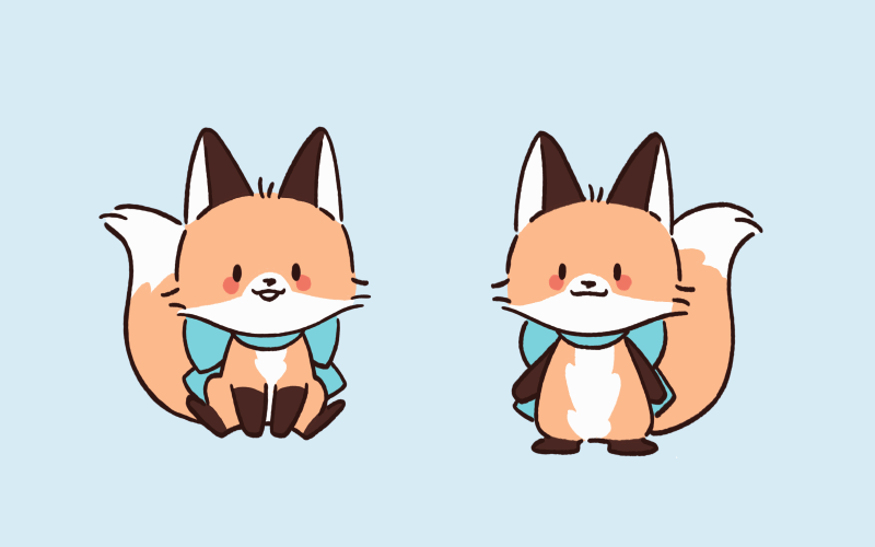 Cute fox