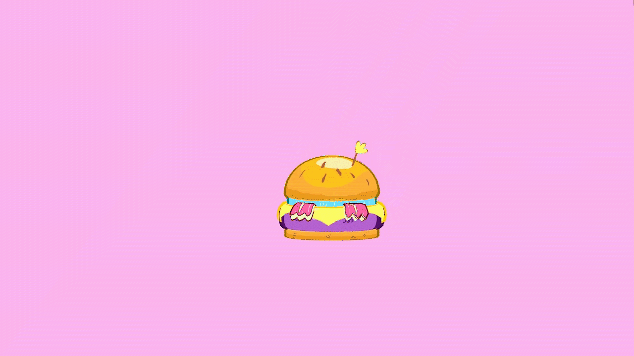 Burger 3D Animation