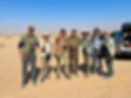 Birding group on a custom Saudi Arabia birding tour, searching for Arabian endemics and other birds of the Middle East