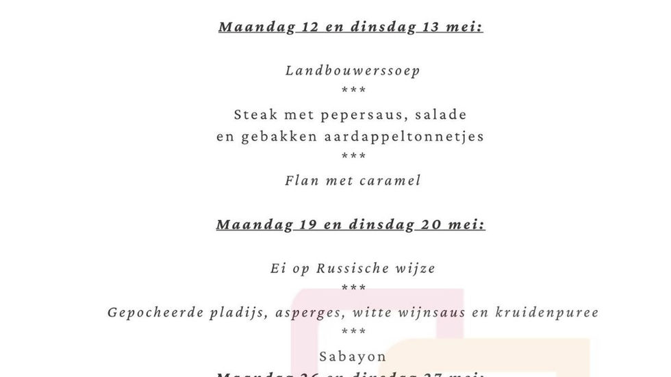 🍽️ Ontdek onze Bistro in de maand mei!