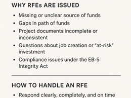 Why RFEs Happen in EB-5 and How to Handle Them