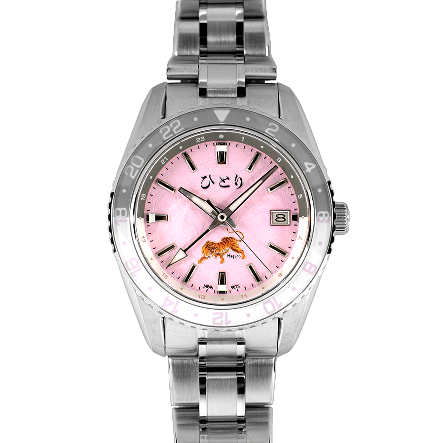 Meguro GMT Tora Blossom Pink -  Ltd Ed 60 pcs