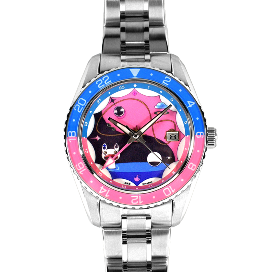 Hitori X Kolahon Meguro GMT Pale Planet - Ltd Ed 55pcs