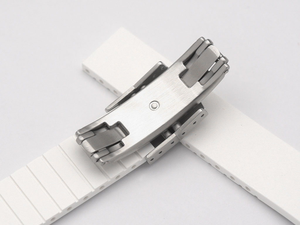 Hitori FKM Rubber Strap White