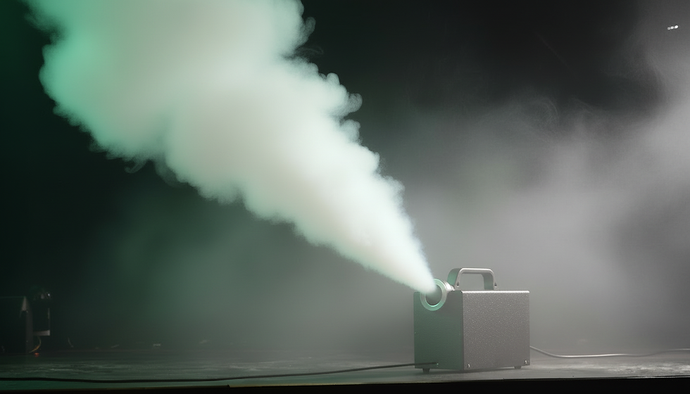 Fog machine available for event rental in the Bay Area