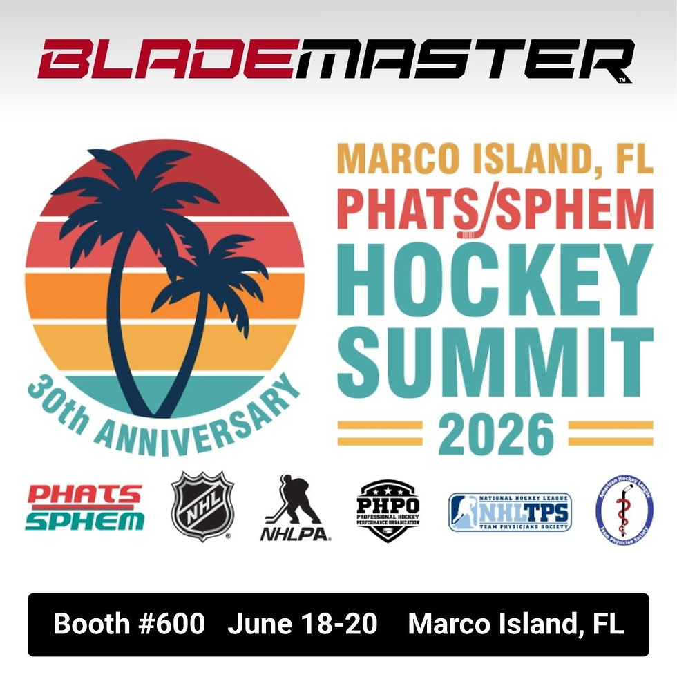 Blademaster team attending PHATS/SPHEM Hockey Summit 2026