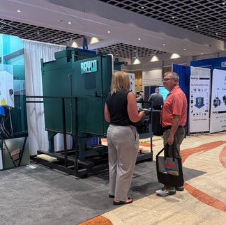 Bayco Ovens staff speaking with attendees at EASA 2026