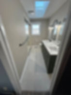 Modern bathroom by a Custom Home Builder Muskoka Projects.