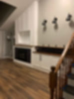 Modern fireplace and custom home builder Muskoka projects.